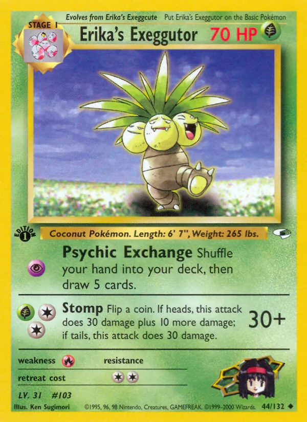 Erika's Exeggutor #44, Gym Heroes