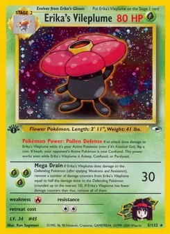 Erika's Vileplume #5, Holo