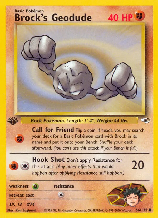 Brock's Geodude #66, Gym Heroes