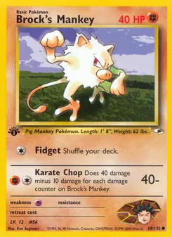Brock's Mankey #68, 1st Edition