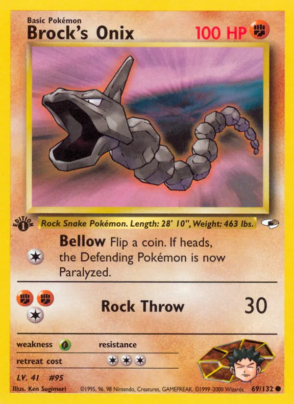 Brock's Onix #69, Gym Heroes