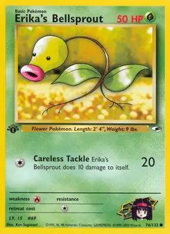Erika's Bellsprout #76, 1st Edition