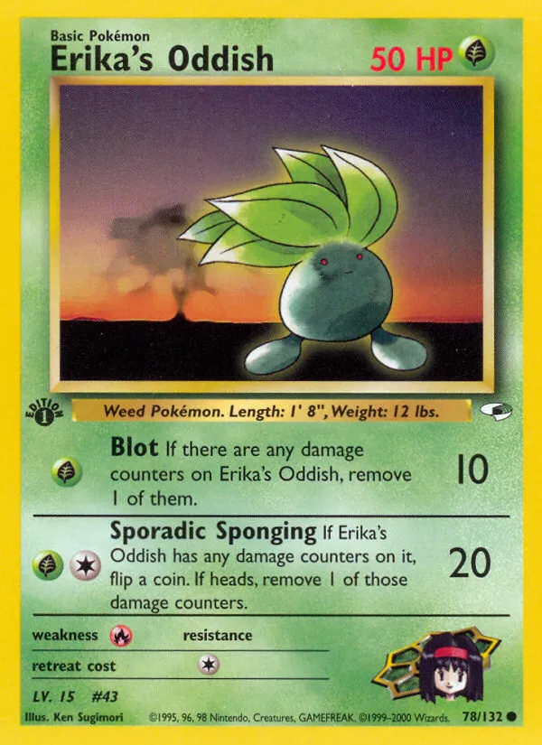 Erika's Oddish #78, Gym Heroes