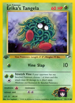 Erika's Tangela #79, 1st Edition