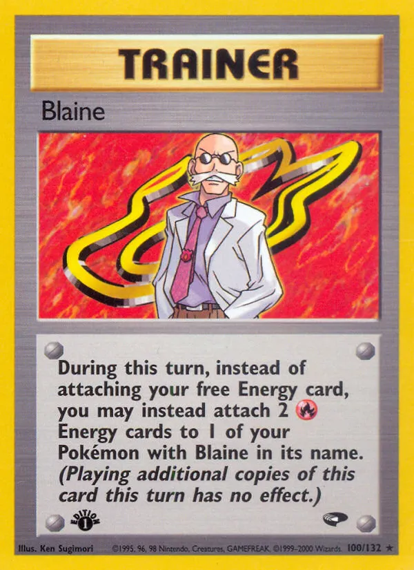 Blaine #100, Gym Challenge 1st Edition