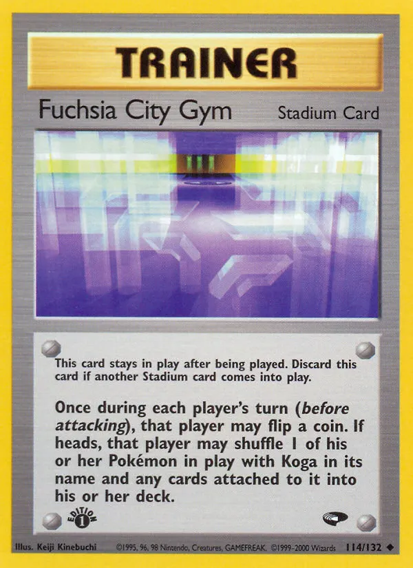 Fuchsia City Gym #114, Gym Challenge