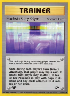 Fuchsia City Gym #114, 1st Edition
