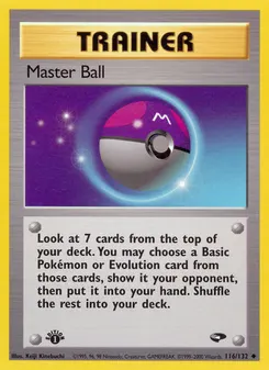 Master Ball #116, 1st Edition