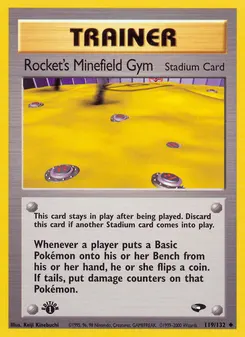Rocket's Minefield Gym #119, 1st Edition