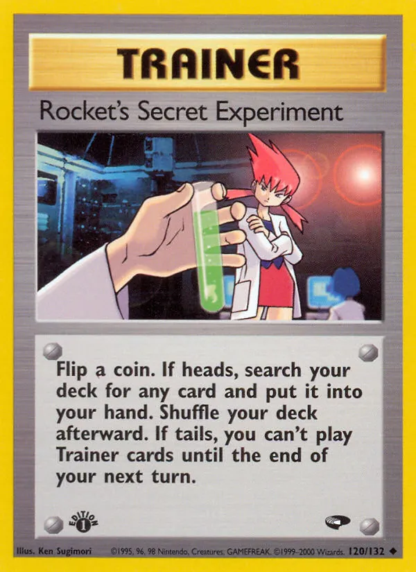 Rocket's Secret Experiment #120, Gym Challenge 1st Edition