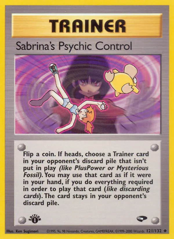 Sabrina's Psychic Control #121, Gym Challenge