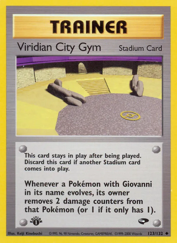 Viridian City Gym #123, Gym Challenge