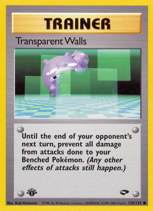 Transparent Walls #125, Gym Challenge 1st Edition