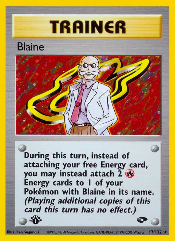 Blaine #17, Gym Challenge 1st Edition