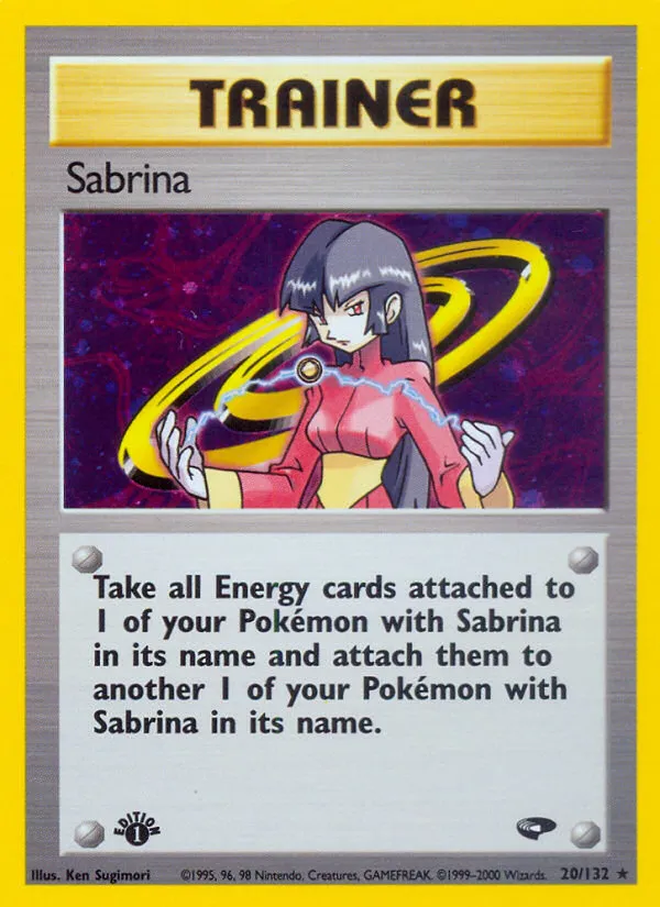 Sabrina #20, Gym Challenge Holo-1st Edition