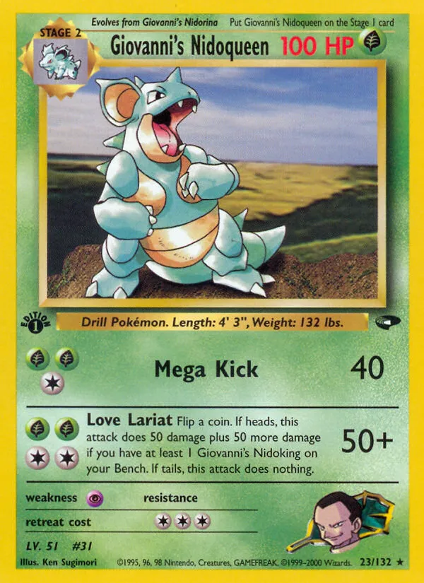 Giovanni's Nidoqueen #23, Gym Challenge