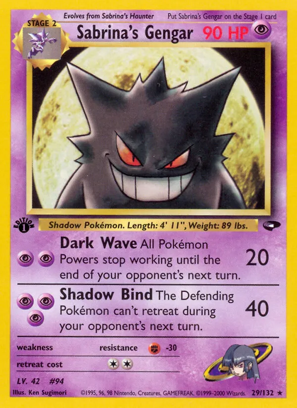 Sabrina's Gengar #29, Gym Challenge