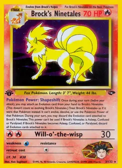 Brock's Ninetales #3, Holo