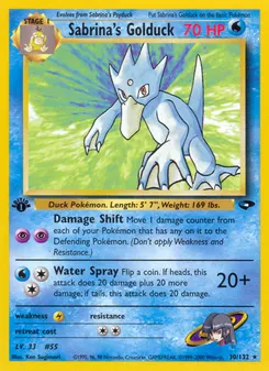 Sabrina's Golduck #30, 1st Edition