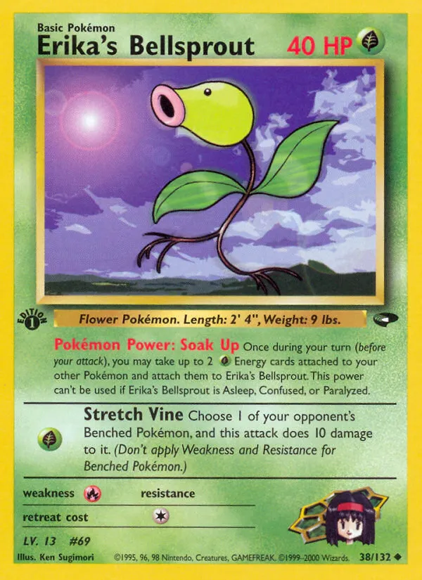 Erika's Bellsprout #38, Gym Challenge