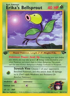 Erika's Bellsprout #38, 1st Edition