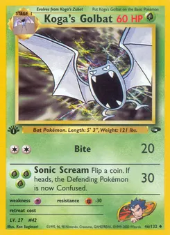 Koga's Golbat #46, 1st Edition