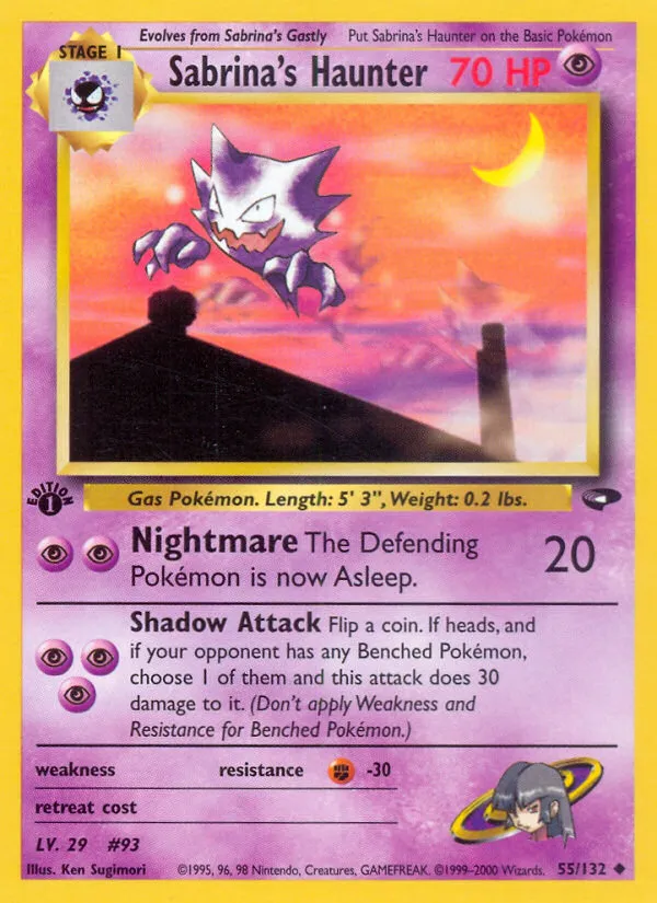 Sabrina's Haunter #55, Gym Challenge