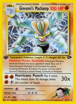 Giovanni's Machamp #6, Holo