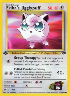 Erika's Jigglypuff #69, 1st Edition