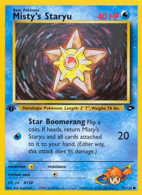 Misty's Staryu #92, Gym Challenge