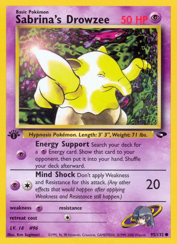 Sabrina's Drowzee #95, Gym Challenge