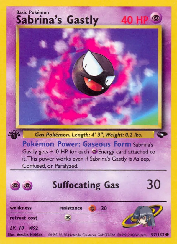 Sabrina's Gastly #97, Gym Challenge
