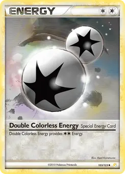 Double Colorless Energy #103, Crosshatch-2011 Pokemon League