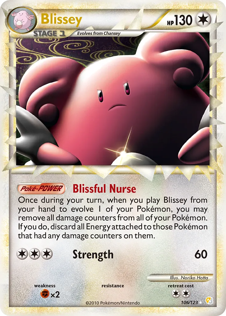 Blissey #106, HeartGold & SoulSilver