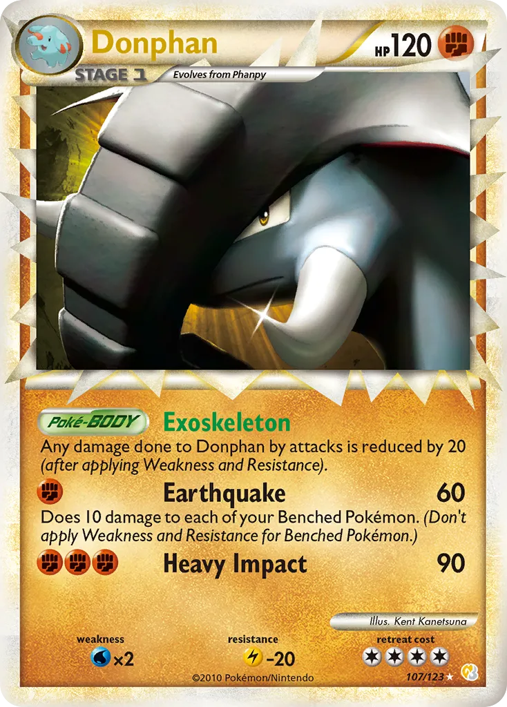 Donphan #107, HeartGold & SoulSilver