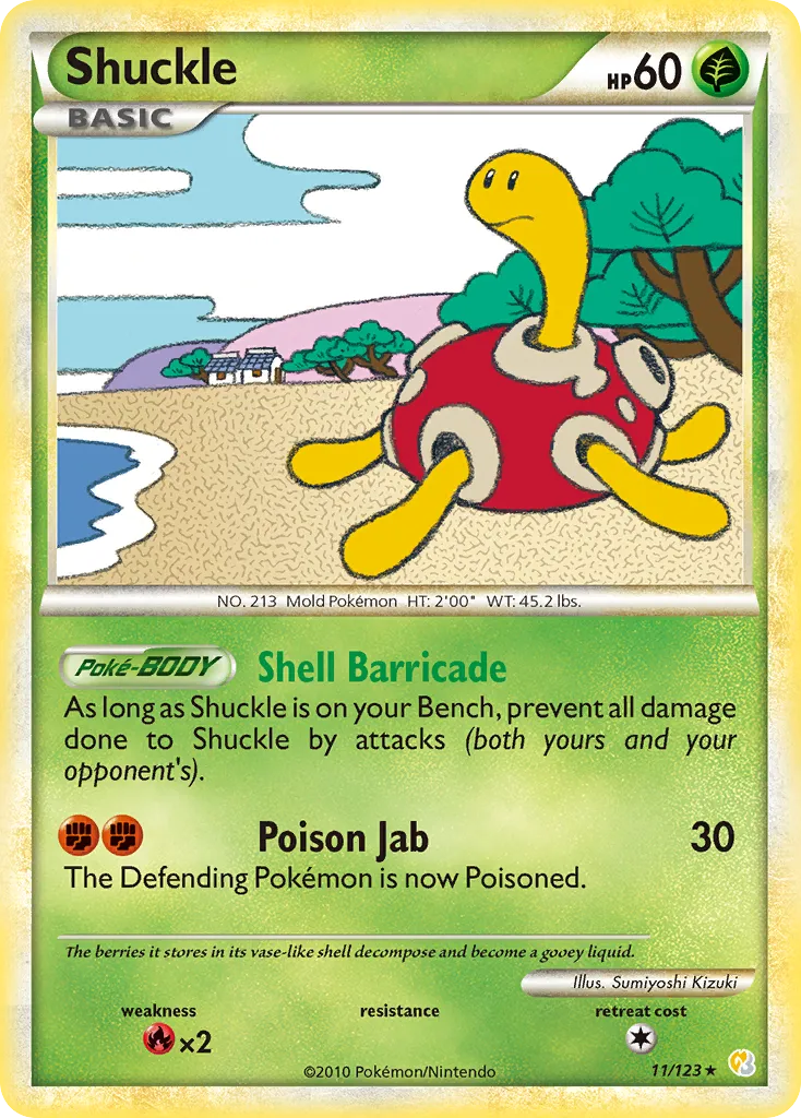 Shuckle #11, HeartGold & SoulSilver