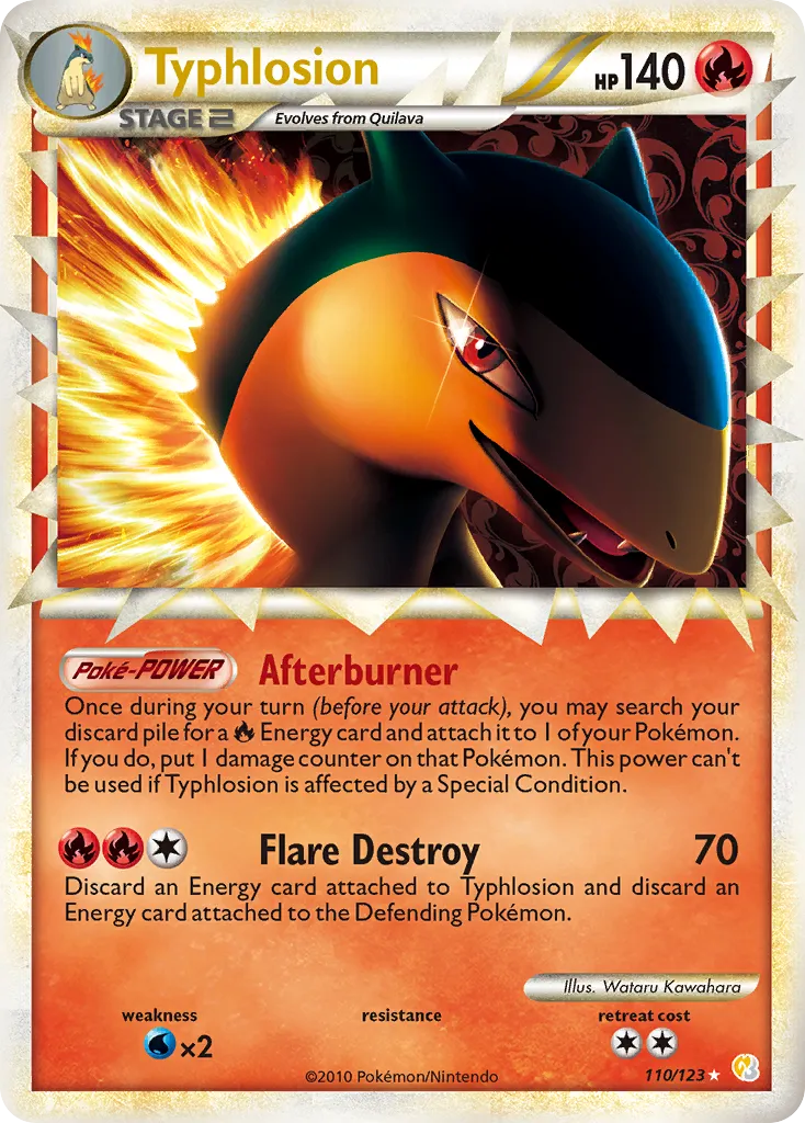 Typhlosion #110, HeartGold & SoulSilver
