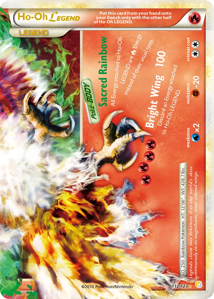 Ho-Oh LEGEND #112, HeartGold & SoulSilver