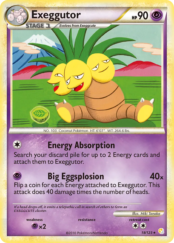 Exeggutor #18, HeartGold & SoulSilver