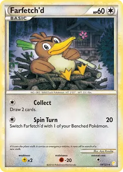 Farfetch'd #19, Reverse Foil