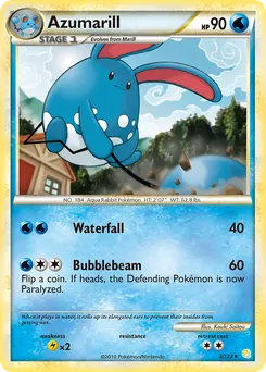 Azumarill #2, Reverse Foil