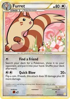 Furret #21, Reverse Foil