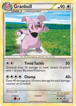 Granbull #22, Reverse Foil