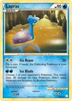 Lapras #24, Reverse Foil