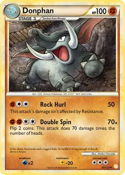 Donphan #40, Crosshatch-2010 Pokemon League