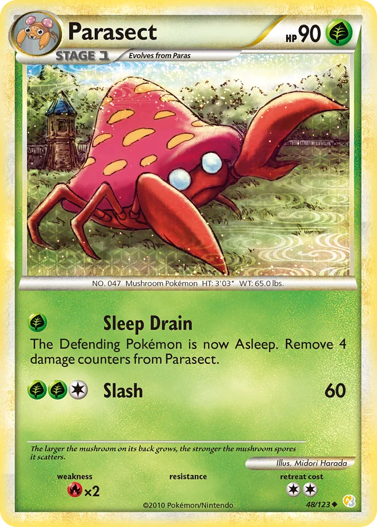 Parasect #48, HeartGold & SoulSilver