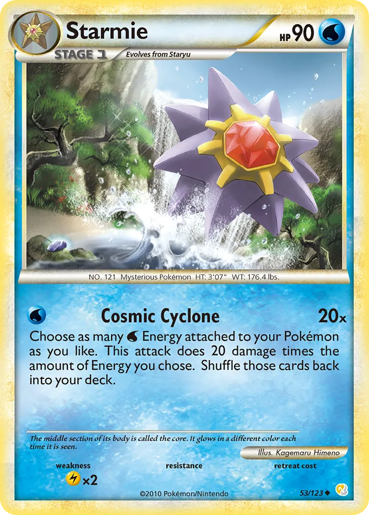 Starmie #53, HeartGold & SoulSilver