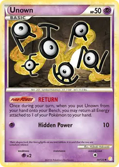 Unown #54, HeartGold & SoulSilver
