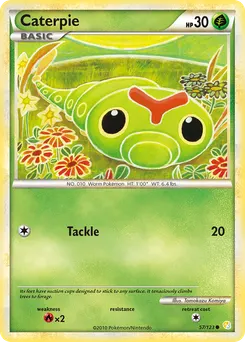 Caterpie #57, HeartGold & SoulSilver