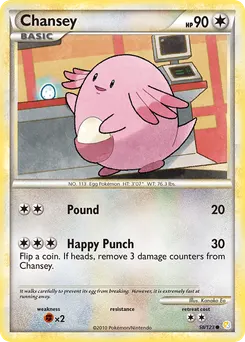 Chansey #58, HeartGold & SoulSilver